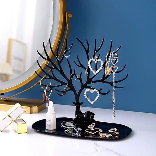 Deer antler jewelry stand - deer,