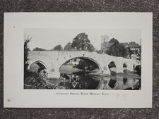 Aylesford Bridge, River Medway, Kent - Antique Print - 1930