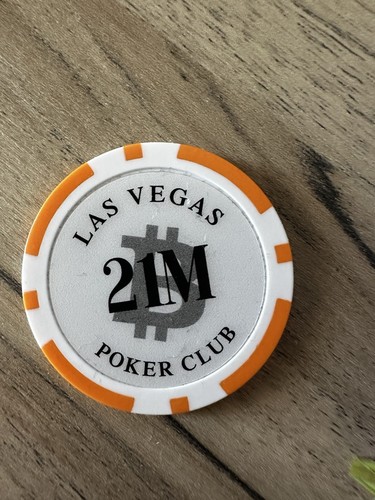 Poker chip orange - poker,