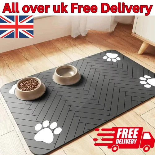 Pet feeding mat absorbent - feeding,