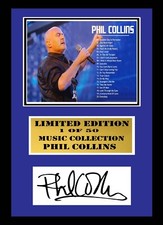 PHIL COLLINS   SIGNED FRAMED
