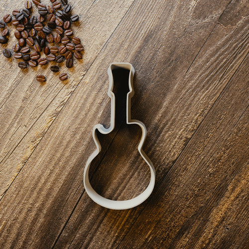 Guitar cookie cutter - guitar,