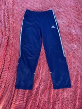 Vintage 90s Blue Adidas Tracksuit Bottoms Size 38
