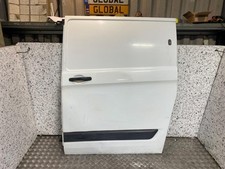 12-18 FORD TRANSIT CUSTOM MK1 PASSENGER REAR SLIDING DOOR FROZEN WHITE (SCRATCH)