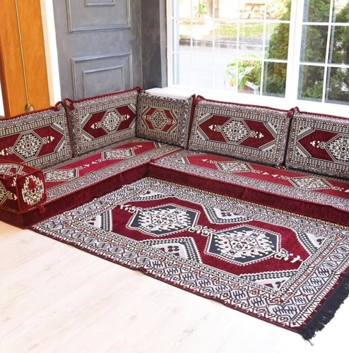 Pcs filled cushion sofa - 10,