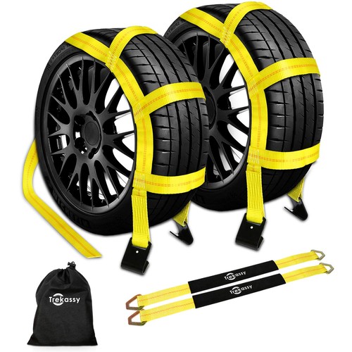 Tow dolly straps for - tow, with
