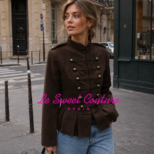 Zara woman ss26 brown - zara, peplum