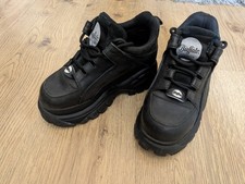 Black Platform buffalo Shoes Size 4 Size 37