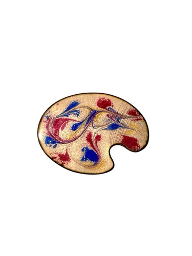 Vintage copper enamel artists - copper,