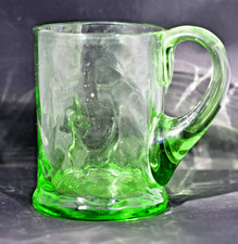 Thomas Webb Green Glass 1 pint  Tankard