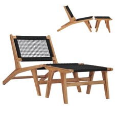 Wooden sun lounger solid teak - sun,