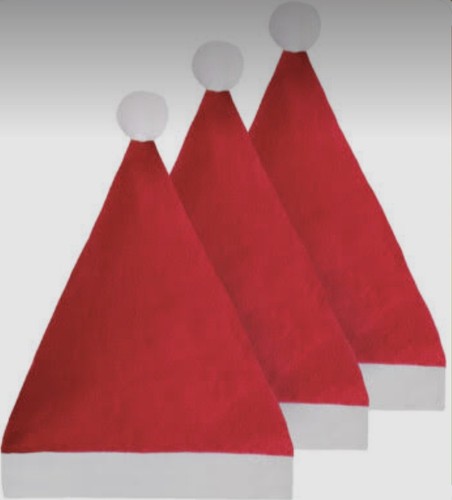 Felt santa hat 40cm diameter - santa,