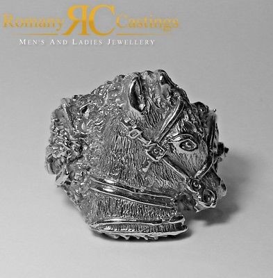 Men 9ct white gold - men's, large