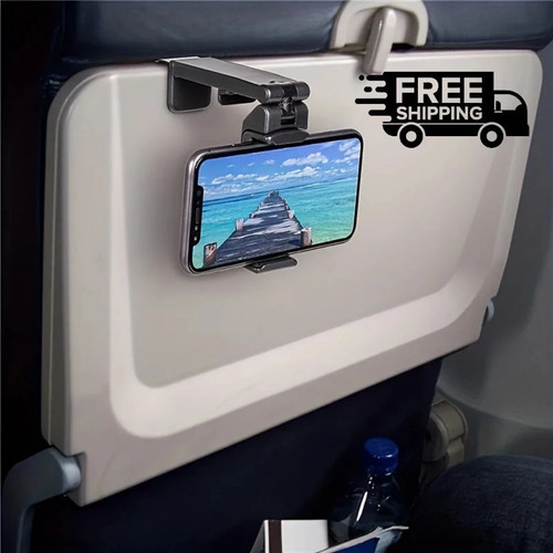 Airplane phone holder travel - airplane,