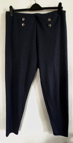 Womens navy ponte trousers - tu,
