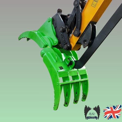 Excavator grapple log waste - excavator,