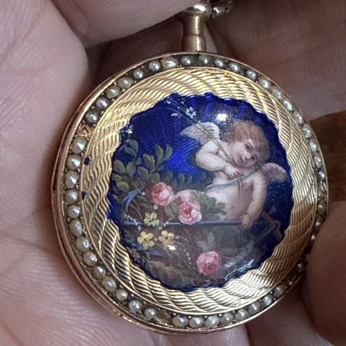 14k gold savonette - 14k, /savonette