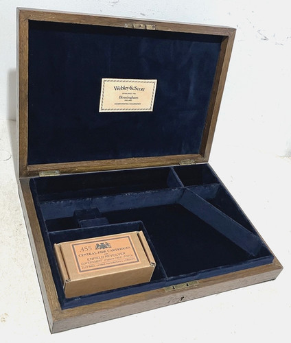 Antique case take webley - case,