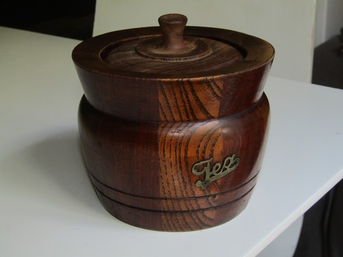 Vintage wooden oak wood round - oak,