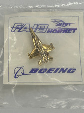 Gold Tone Pin F/A-18 Hornet