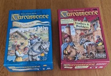 Carcassonne Expansions BOXES ONLY Inns & Cathedrals and Traders & Builders VGC