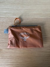 Osprey Small Zip Purse Pouch Rust Orange