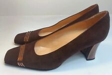 SACHA LONDON SIZE 6.5 BROWN SUEDE COURT SHOES ? VINTAGE BH092425B2/60A