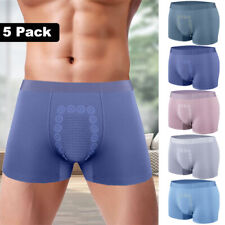5 Pack MAGNETICEFT Energy Field Therapy Men Boxer Pants Magnetic Male Underwear