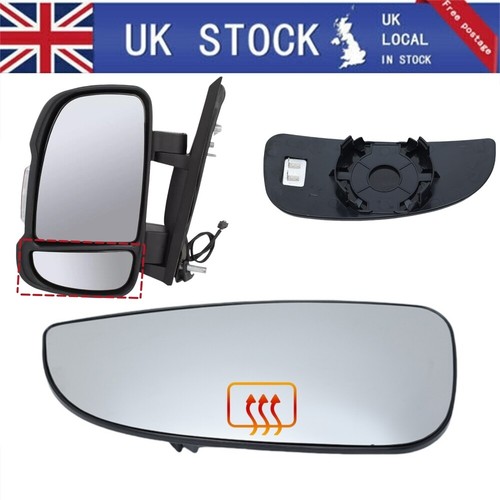 Left door wing mirror glass - wing,
