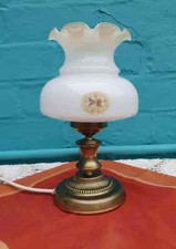 Tiffany Oil Style Stained Glass Antique Bespoke Vintage Bohemian Lamp light