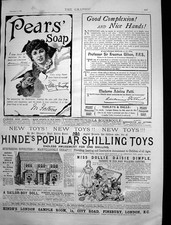 Original Old Antique Print