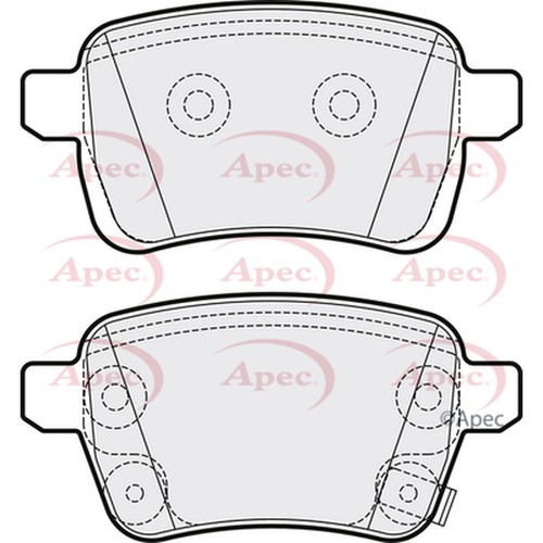 Brake pads set - for, vauxhall