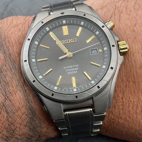 Seiko kinetic titanium 100m - kinetic,