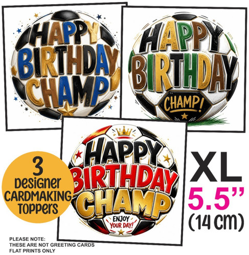 Card toppers for - xl,
