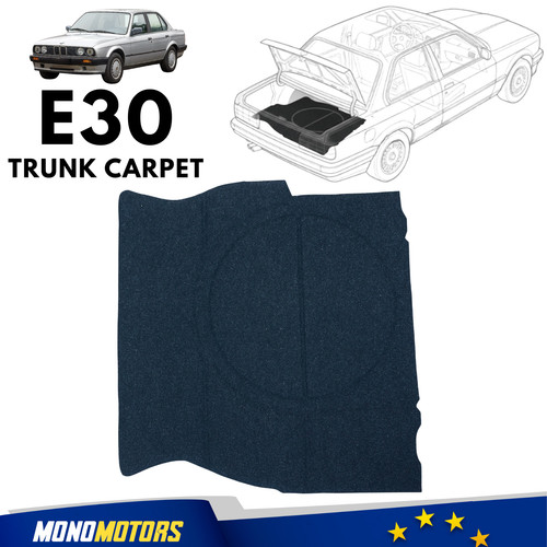 Trunk floor carpet - carpet, e30