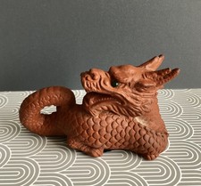 Vintage Ceramic Dragon Figurine Statue – Mythical Creature Decor
