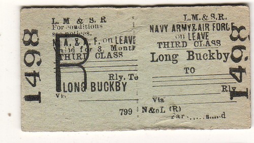 Railway ticket lmsr - lmsr, long