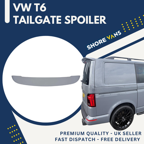 Rear tailgate spoiler pu - t6,