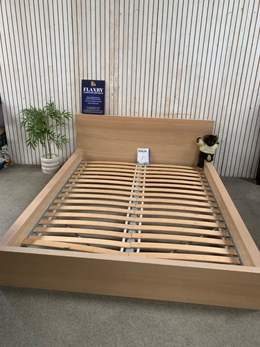 Ikea malm double bed frame - double,
