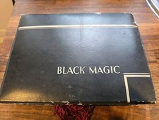 Vintage Rowntree  Black Magic chocolate box With Red tassle. 