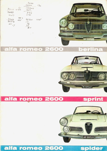 Alfa romeo 2600 1962 1963 - alfa,