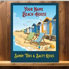 PERSONALISED Beach Hut House