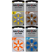 Rayovac Extra Hearing Aid Batteries Size 13 312 10 675 ZA PR48 PR41 PR70 PR44