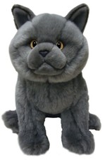 12" British Blue Cat teddy