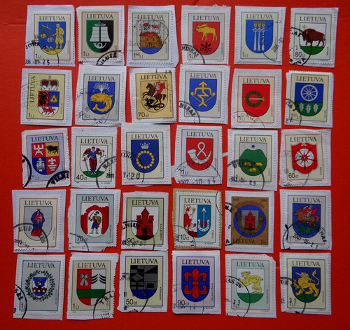 Used stamps lithuania - used, of