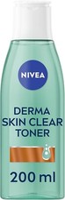 NIVEA Derma Skin Clear Toner (200Ml), Cleansing and Hydrating Toner, Salicylic A