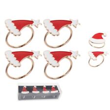 Set of 4 Santa Hat Christmas
