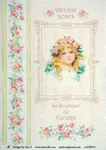 Vintage rice paper - rice,