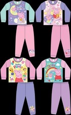 PEPPA PIG Girl's Pyjamas /PEPPA & BABY EVIE PJs Sizes 18 Months-5 Years
