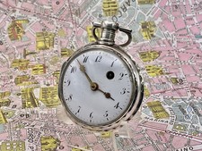 French Verge  Paysanne . 1850 . Sun Hands . POCKET WATCH